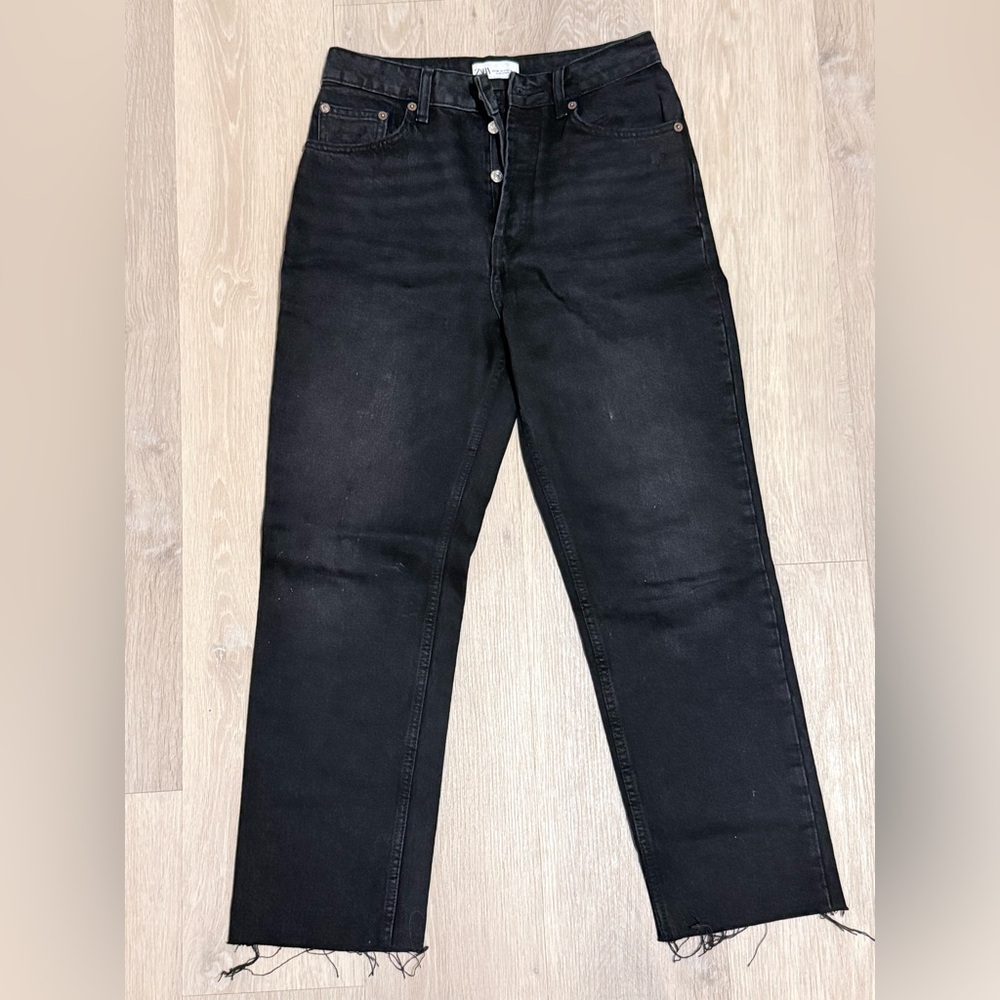 Zara Charcoal Denim Pants
